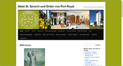 Desktop Screenshot of abtei-st-severin.de